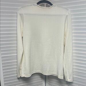 Liverpool Jeans Company Cream Long Sleeve Tee